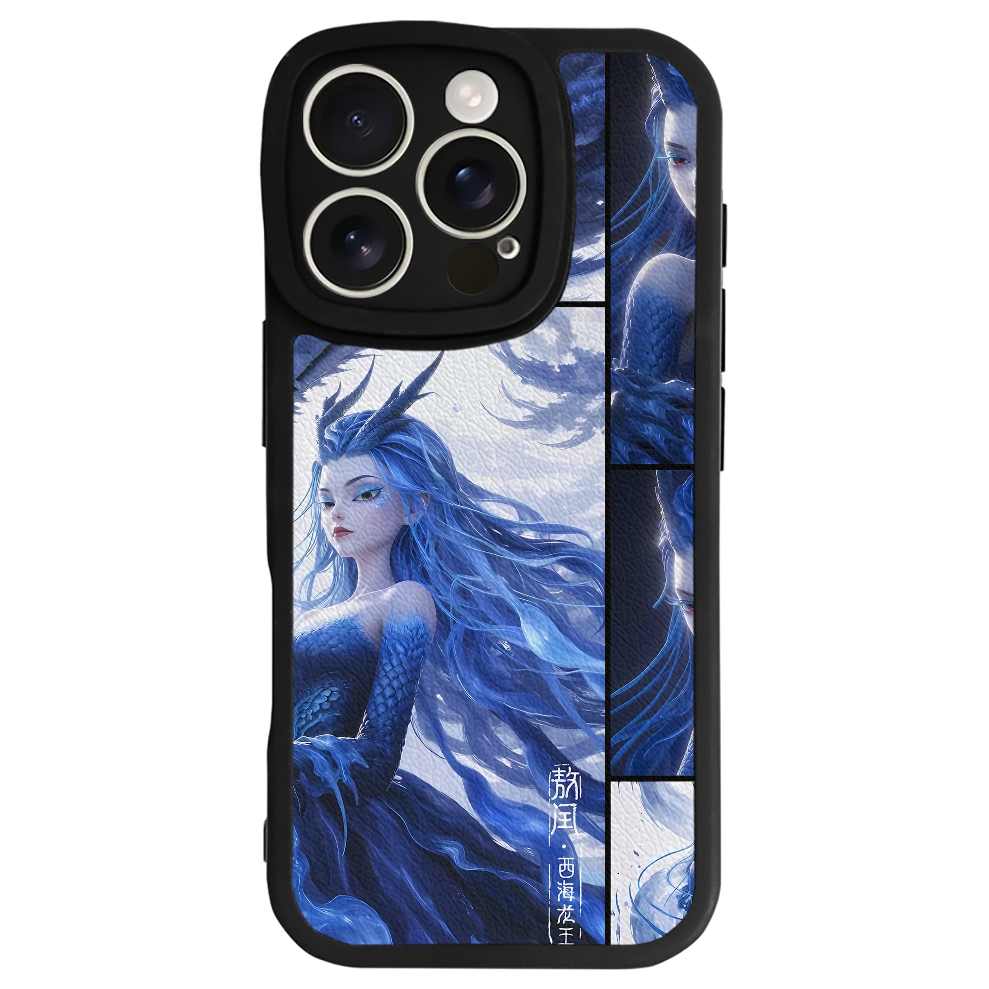 （画像用） Ne Zha 2 ナタ 魔童の大暴れ 【iPhone 16シリーズ対応】シリコンスマホケース（レザー調） 材質：シリコン